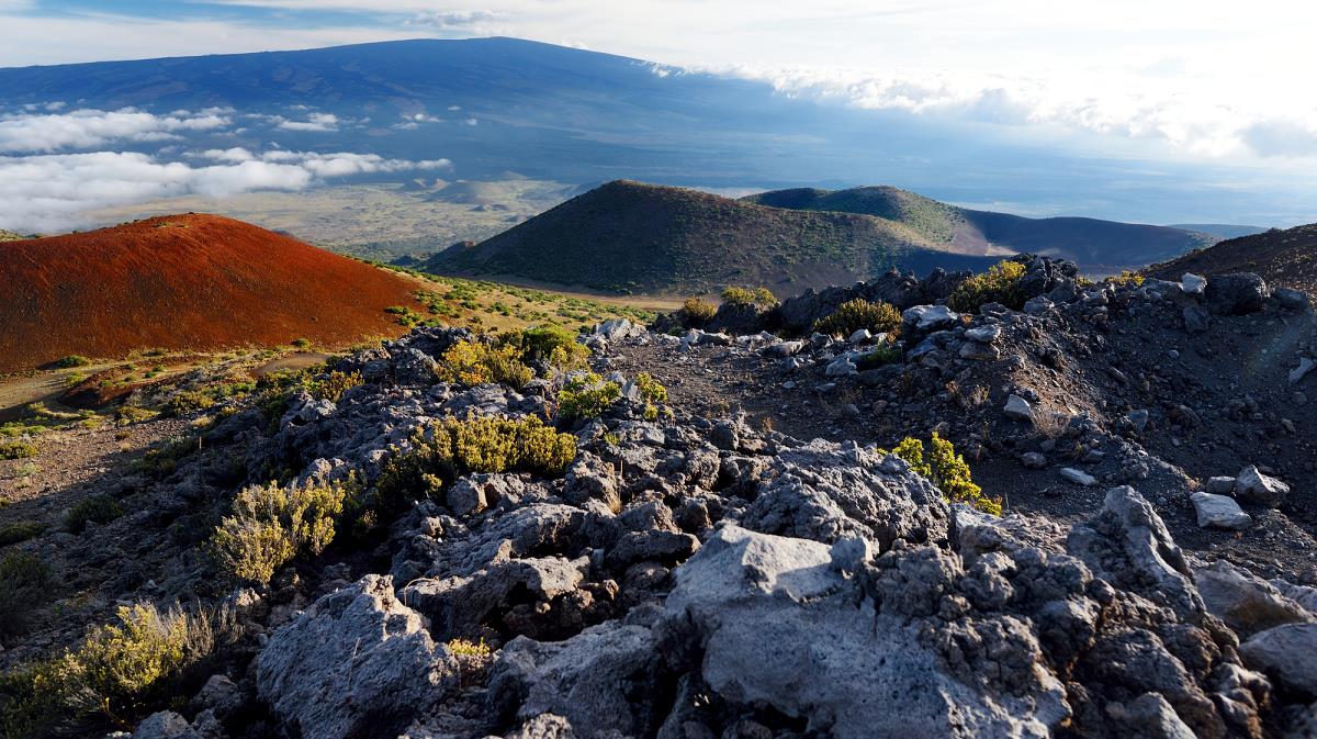 Vulkanlandschaft Mauna Loa auf Hawaii